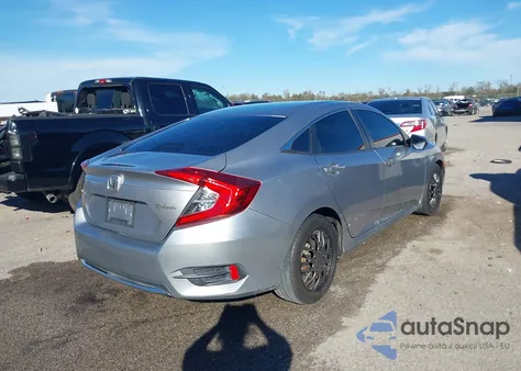 2019 Honda Civic Lx из США, поврежденный, VIN 19XFC2F6XKE046163